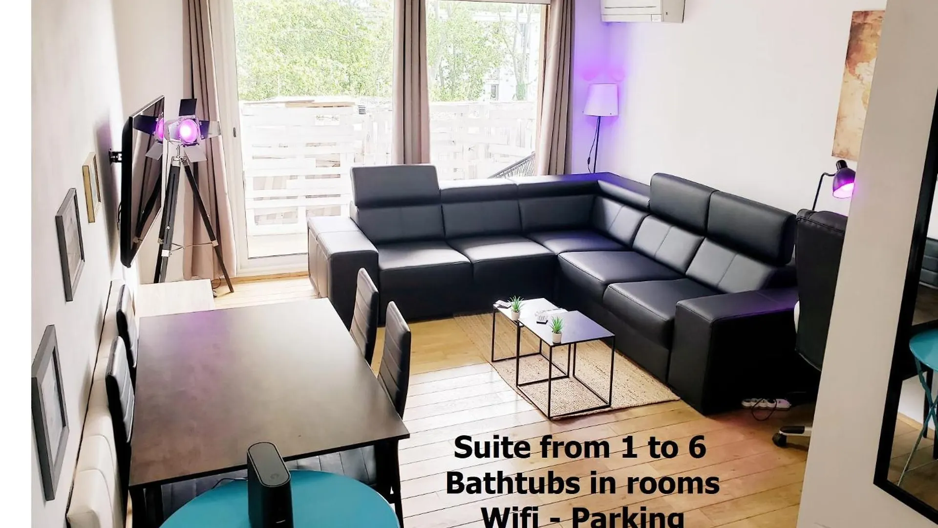 Suite From 1 To 6 - Bathtubs In Rooms - Air Conditioned Residential Appartement - Wifi - Kitchen - Laundry - Parking contacts